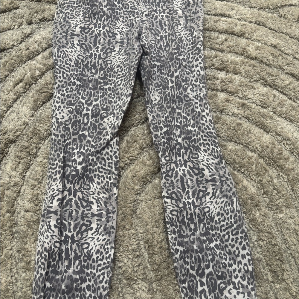INC Leopard Skinny Pants Size 6 – Regular Fit, Mid Rise, Stretch Blend